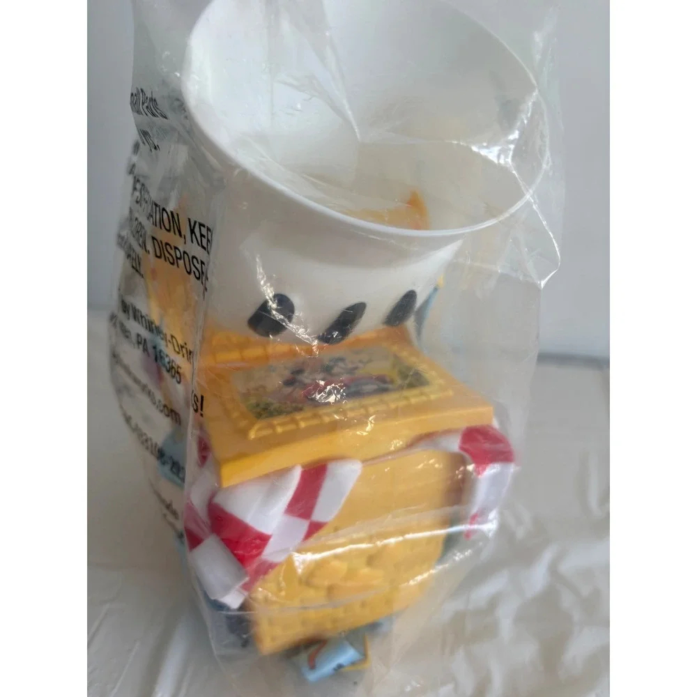 Disney Parks Mickey Minnie Runaway Railway Picnic Basket Popcorn Bucket New